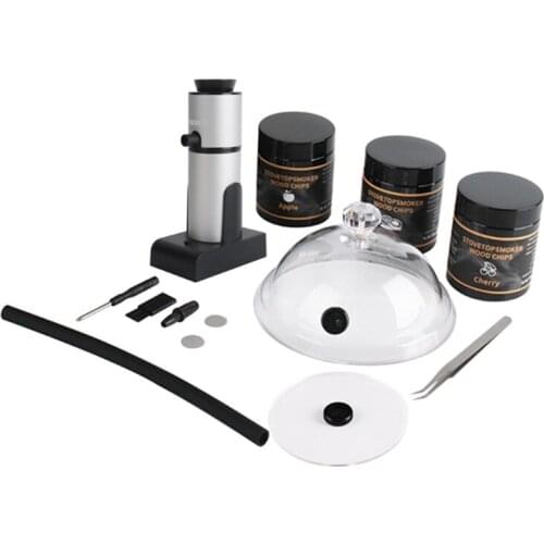 Smoker Infuser Kitchen Food Smoking with Wood Chips for Bar Cooking Meat 449E