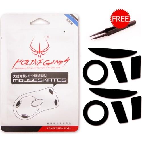 Mouseskates Mouse Feet For Razer New Krait 2013 Hotline Games Computer Gaming Pro F4 Silver 0.6mm for Competition Level Player