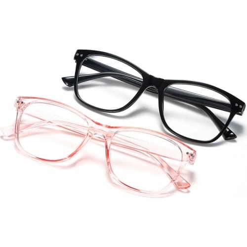 Korean Office Anti Blue Light Glasses Square Computer Women Blue Blocking Gaming Big Size Men Eyeglasses Frame