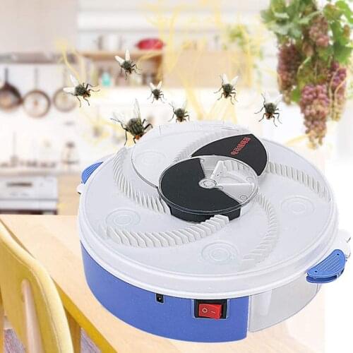 Automatic Fly Catcher Rotatable Mosquito Trap USB Fly Trap Killer Electric Insect Pest Reject Control Device For Home Hotel ABS