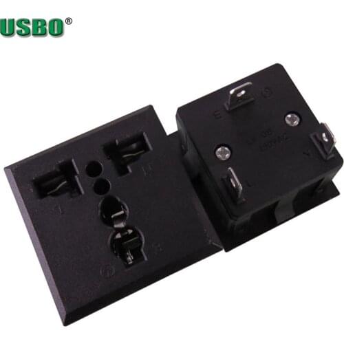 Wholesale ce 250v 13a HK UK US EU india swiss 3 sprong AC PDU UPS power outlet 3p electrical Panel Receptacle AC socket Type G