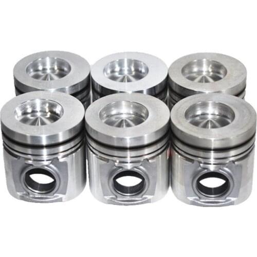Pistons 5255936/5332597 compatible cummins diesel engine 6pcs