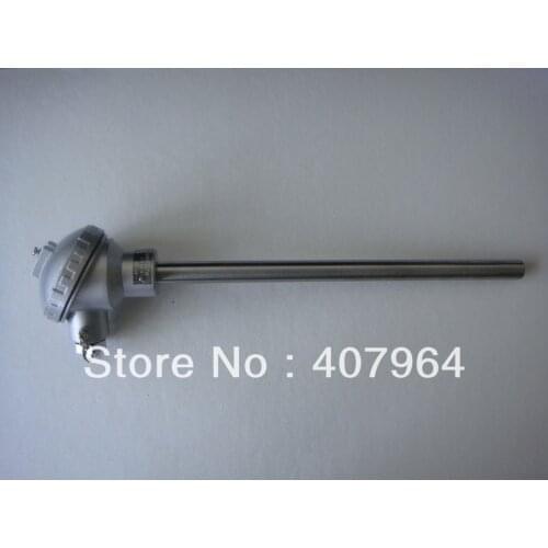 10*500mm industrial K type thermocouple withSS304 sheath