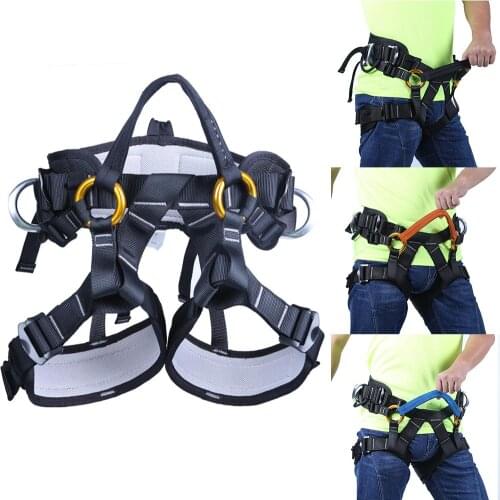 Tree Carving Rock Climbing Harness Equip Gear Rappel Rescue Safety Seat Belt