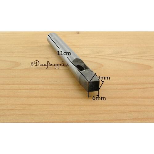Cutting die leather puncher Hole Gasket Cutter Punch Set tool square 6 mm x 6 mm S164