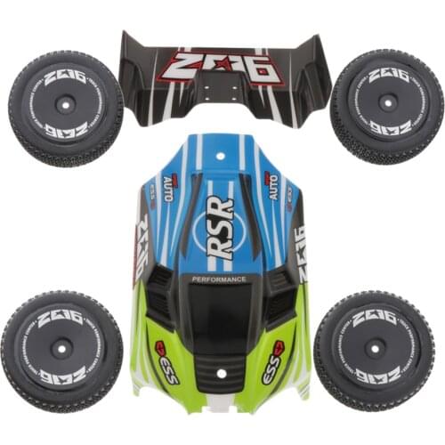 RC Rubber Tyre Car Shell Frame For 1/14 WLtoys 144001 RC Car Buggy Accessory