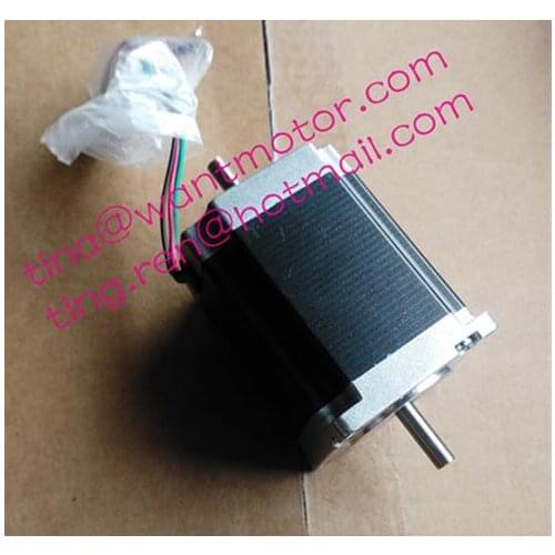 Wantai 1pc Nema 23 Stepper Motor 57BYGH627B21,DUAL SHAFT,270oz-in 1.9N.m76mm 3.0A 4leads CE ISO ROHS Medical Laser