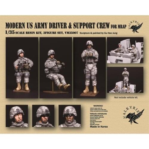 Modern American Resin Soldiers US Army Tank Team 3-person kit model 1:35