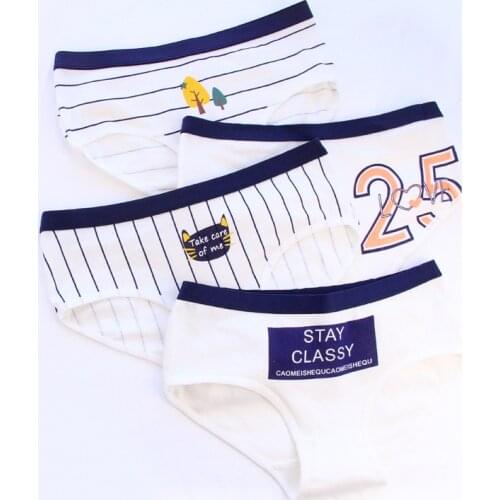 Free Shipping 5pcs/lot New Panties Womens Mid-rise Girl Underwear Cotton Triangle Bottom Pants Cotton 2250