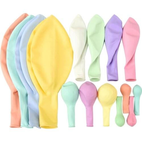 18/10/5 Inch Macaron Pastel Balloons Helium Balloon Anniversaire Birthday Balloons Party Decor Ballons Chain Globos Arch Kit