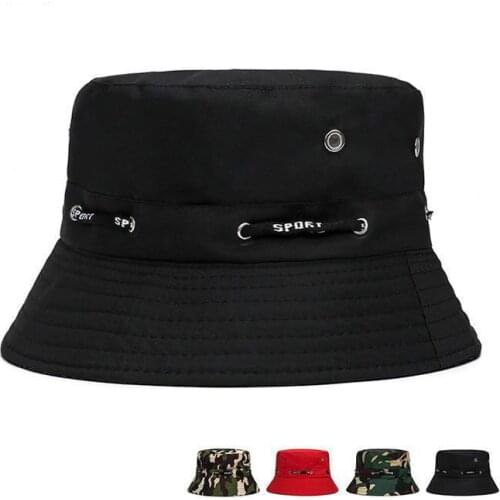 Spring Summer Bucket Hat Men Women Casual Camouflage Fisherman Hat Sunshade Sunscreen Travel Casual Outdoor Hat Cap