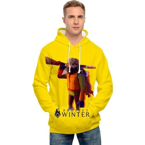 Anime Game Project Winter Hoodies Sweatshirts Fashion Men Women Hoodie 3D Print Boys Girls Streetwear Project Winter Clothes