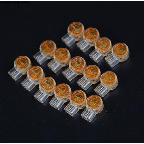 ZLinKJ 50pcs Rj45 Connector Crimp Connection Terminals K1 Connector Waterproof Wiring Ethernet Cable Telephone Cord Terminals