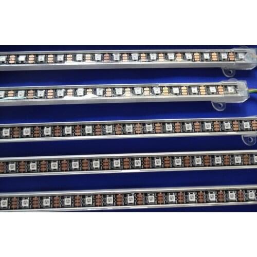 1m 60leds/m DC5V WS2812B LED rigid bar,60pixels/m;ip68;black pcb