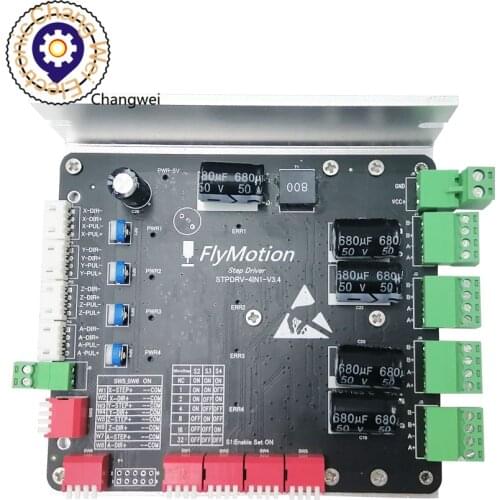 4-axis motor driver STPDRV-4IN1-V3.4 supports NEMA23 stepper motor for engraving machine or 3D printer