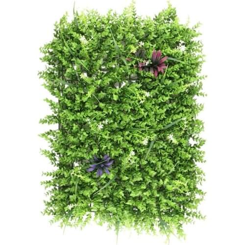 60x40cm Artificial Meadow Artificial Grass Wall Panel for Wedding or Home Decorations - 2