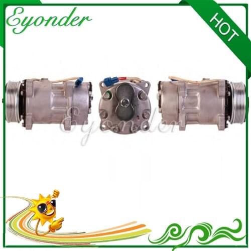 AC A/C Air Conditioning Compressor Cooling Pump 7H15 for Volkswagen TRANSPORTER CARAVELLE Bus 1.9 2.5 701820806D 701820805A
