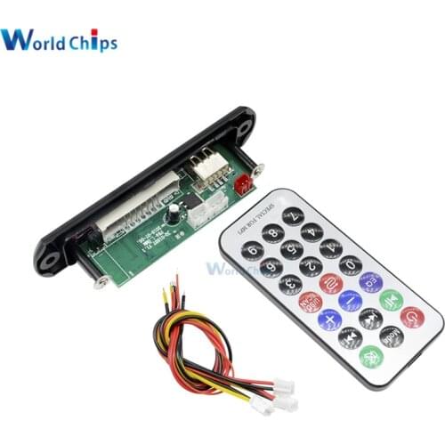 Car Bluetooth MP3 Sound Card Decoder Board 12V 3.5A AUX Bluetooth MP3 Decoder Board Bluetooth Module MP3 Decoder Board for Car