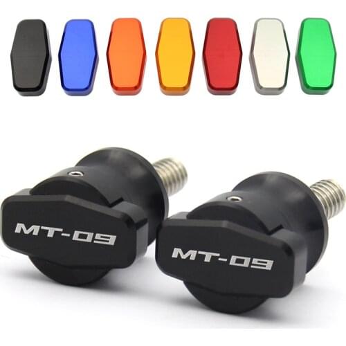 For Yamaha MT 09 MT-09 2014 2015 2016 2017 2018 logo mt09 high quality Moto parts Swingarm Spool Slider stand Screws 6mm