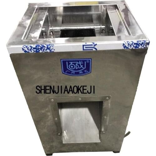 Electric meat cutting machine professional stainless steel industrial frozen meat slicer 220V 1pc vertical meat cutting machine