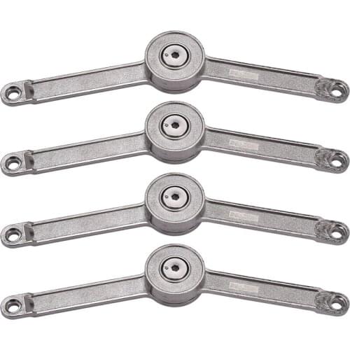 4Pcs Hydraulic Randomly Stop Hinges Kitchen Cabinet Door Support Rod Adjustable Hinge Furniture Wardrobe Lift Up Flap Stay Hardw