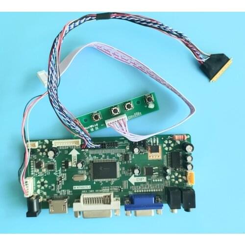 For LTN156HT01 Driver board VGA HDMI monitor Card 1920X1080 Panel Screen Controller kit DVI LVDS 15.6" LCD LED