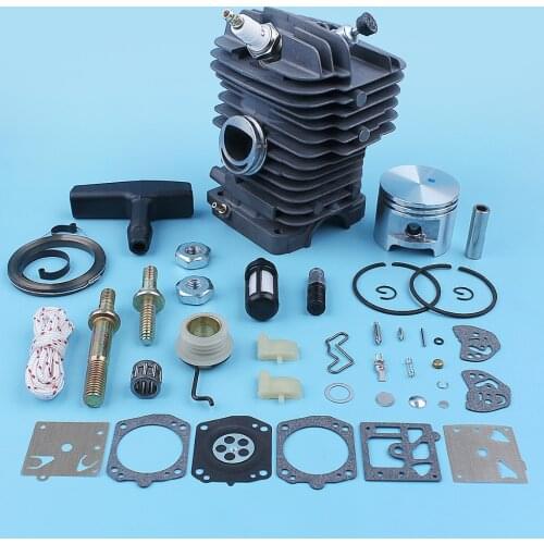 47mm Cylinder Piston Carb Kit For Stihl MS290 MS310 029 MS390 039 MS 290 310 390 Chainsaw Bar Stud Nut Starter Rope Repair Parts