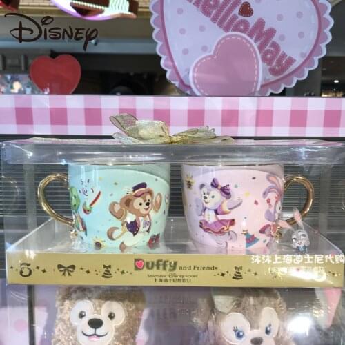 Disney World 2021 new 5th anniversary Da Fi Sherry Rose Star Dello couples cup set of cartoon cute ceramic mug coffee mugs
