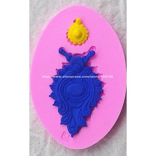 New! Free Shipping Swag Shaped Silicone Mold Cake Decoration Fondant Cake 3D Food Grade Silicone Mould 139