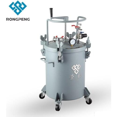 Rongpeng 30L Manual Mixing Paint Pressure Barrel 8311H Stainless Steel Inner Liner Painting Pressure Barrel