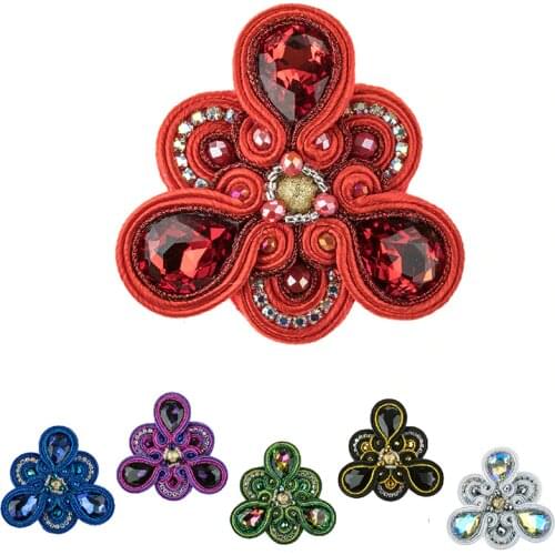 KPacTa Fashion Soutache Ladies Brooch Celebrity Style Pin Jewelry High Quality Jewelry Charming Exquisite Clothing Accessories