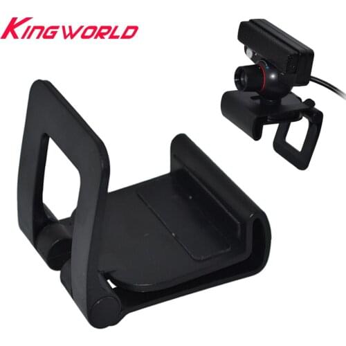 10pcs Black TV Clip Bracket Adjustable Mount Holder Stand For Sony Playstation 3 for PS3 Move Controller Eye Camera
