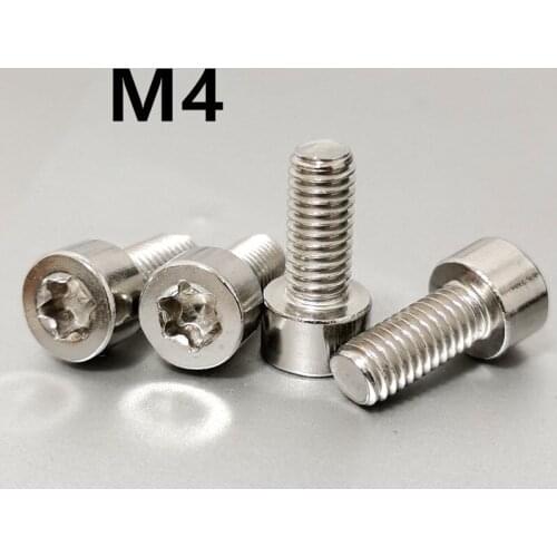 100pcs/lot M4x6/8/10/12/16/20mm GB2671.1 304 Stainless steel cheese head torx screw