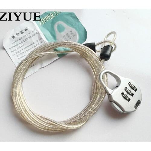 2019 Sale Fechadura 2pcs/pc Free Shipping Travel Luggage Outdoor Vehicle Baggage Wallet Anti-theft Steel Wire Rope With Lock