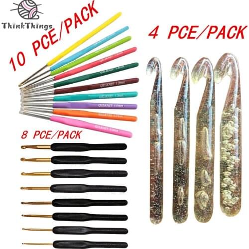 ThinkThings Crochet Hooks Knitting Needles Set 3Different 4pcs/8pcs/10pcs Pack Combo Knitting Needles Sewing Accessories