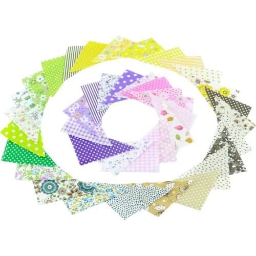 Booksew African Fabric Triangular Material Cotton for Sewing Patchwork Fabric DIY Telas Tecido Random 30 Pcs/Lot 10x10x14CM