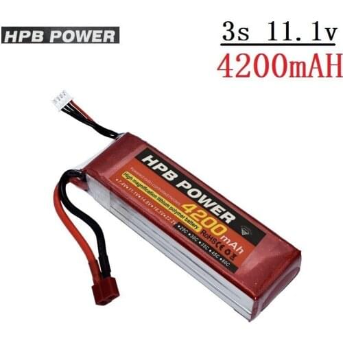 HPB POWER 4200mAh 11.1v Lipo Bettary for Rc Helicopter Car boat Airplane RC toys 11.1v Li-Polymer battery 4200mah 35C 3s battery