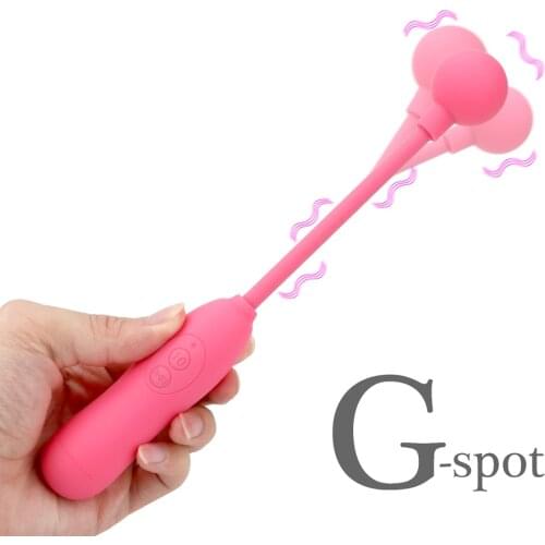 Nipple Anal Vibrator Full 360° Flexible Head Vibrator Sex Toys For Women 10 Frequency Soft Silicone Bullet Egg Erotic Flirting