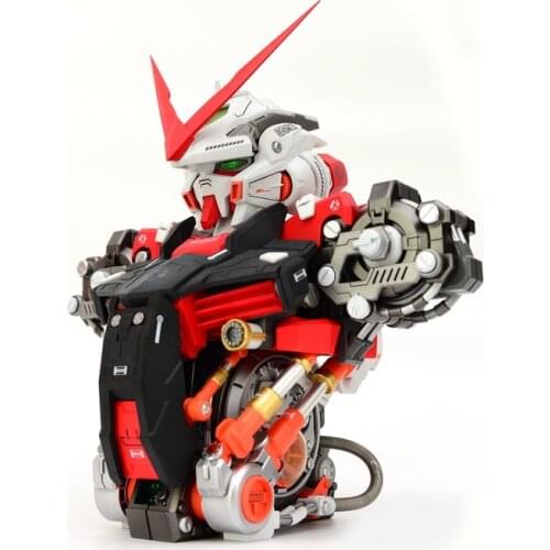 Anime Assembled Head Model 1/35 Astray Red Frame Gundan MBF-P02 Robot Brinquedos Plastic Puzzle Action Figures Hot Kids Toy Gift
