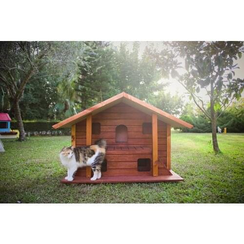 Mandu Wood Luxury Cat House for Cats Carrier, Cat Cage, for Cats Houses, cages for cats, Cat 'S House