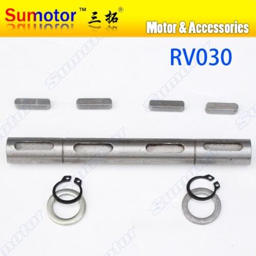 Diameter 14 mm output 30 mm Lenght 128 mm worm turbo gear box double output shaft spindle , for GW80170 NMRV030