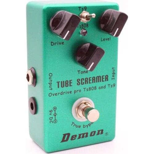Two Models Tube Screamer TS9 And TS808 Guitar Effects Peddal Overdrive/Distortion Tube Screamer 2 in1 Handmade upgraded
