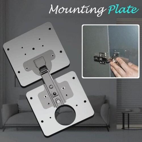 Hinge Repair Plate Rust Resistant Stainless Door Hinges For Kitchen Cabinet Furniture Hinges Furniture House Hardware Accessory