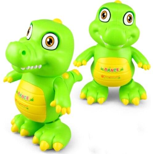 Electric Walking Crocodile Dinosaur Music Light Dance Animal Doll Funny Children Toys Kids Birthday Gift