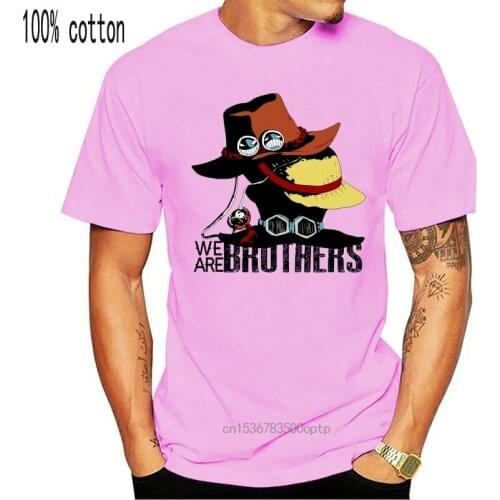 One Piece Brothers Ace Luffy Sabo Anime Unisex Tshirt T-Shirt Tee ALL SIZES Printed Round Men Tshirt Cheap Price
