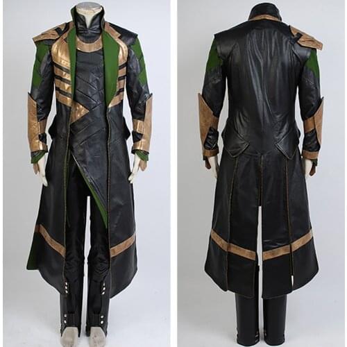 Cosplay Thor Costume Dark World Loki costume Whole Set Suit Costume Halloween Carnival For Adult cosplay