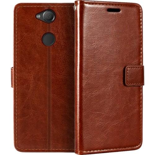 Case For Sony Xperia XA2 Plus Wallet Premium Magnetic Flip Case Cover With Card Holder And Kickstand For Sony Xperia XA2 Plus