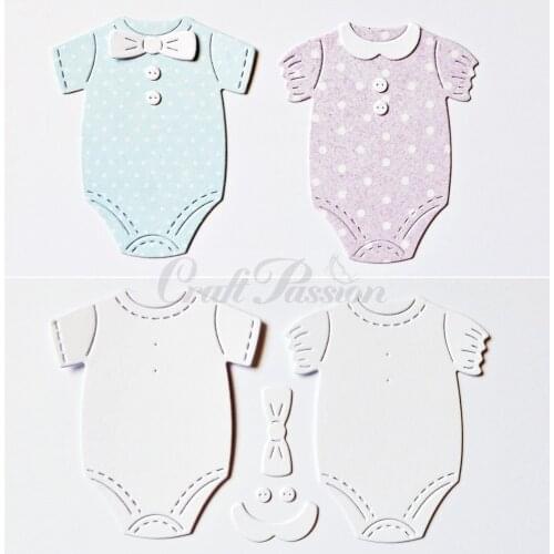 Mmao Crafts Metal Steel Cutting Dies 2019 Latest Baby clothes Stencil For DIY Scrapbooking Paper/photo Cards Embossing Dies