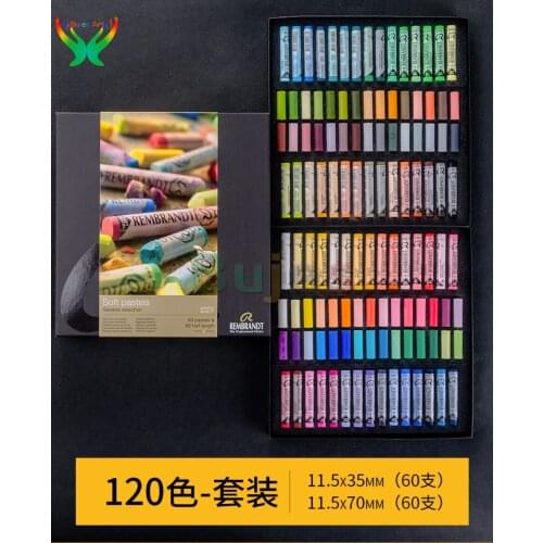 Rebrandt 120 colors Professional painting set for beginners all/half color stick painting crayon blackboard newspaper art tools