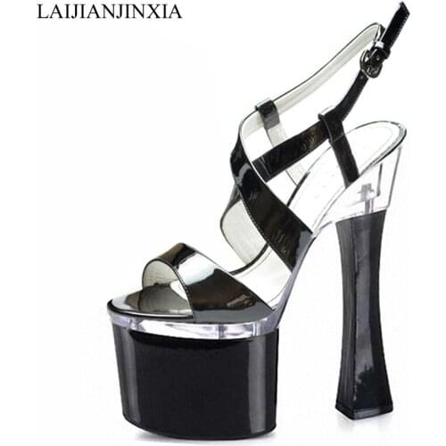 New summer womens shoe hot style color club shoes, 18 cm heel heels, delicate and performance dancing shoes
